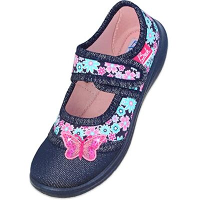 Beck Mädchen Beauty Hausschuh, Blau, 30 EU Beck Mädchen Beauty Hausschuh, Blau, 30 EU