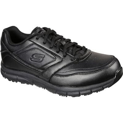 Skechers Herren Nampa Schuh für den Gastronomiebereich, Schwarz, 9 Wide Skechers Herren Nampa Schuh für den Gastronomiebereich, Schwarz, 9 Wide