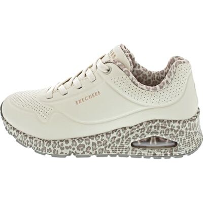 Skechers Damen UNO Safari Time Turnschuhe, White Lead, 42 EU Skechers Damen UNO Safari Time Turnschuhe, White Lead, 42 EU