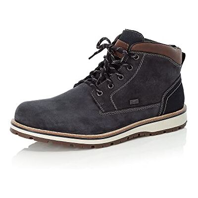 Rieker Herren Schnürstiefeletten F8410, Männer Stiefeletten, wasserabweisend, TEX,wasserdicht,Stiefel,Bootee,Booties,blau (16),45 EU / 10.5 UK Rieker Herren Schnürstiefeletten F8410, Männer Stiefeletten, wasserabweisend, TEX,wasserdicht,Stiefel,Bootee,Booties,blau (16),45 EU / 10.5 UK