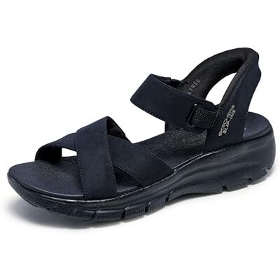 Skechers Damen Easy Going Somewhere Sunny Slip-InTurnschuhe, Black Duraleather/Gore, 39 EU Skechers Damen Easy Going Somewhere Sunny Slip-InTurnschuhe, Black Duraleather/Gore, 39 EU