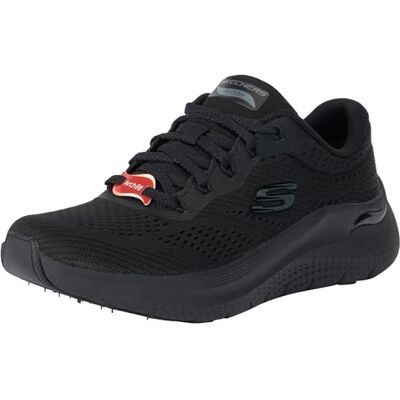 Skechers Damen Arch Fit 2.0 Big League Trainers, Black Mesh/Gunmetal Trim, 37.5 EU Skechers Damen Arch Fit 2.0 Big League Trainers, Black Mesh/Gunmetal Trim, 37.5 EU
