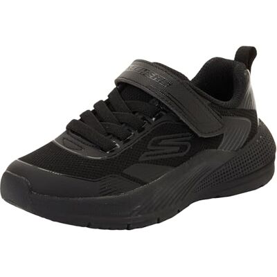 Skechers Mädchen Microspec Advance Oasis Point Sneaker, Black Pu Multi Mesh, 29 EU Skechers Mädchen Microspec Advance Oasis Point Sneaker, Black Pu Multi Mesh, 29 EU