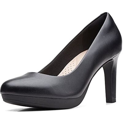 Clarks Damen Ambyr Joy Shoes, Schwarzes Leder, 38 EU Clarks Damen Ambyr Joy Shoes, Schwarzes Leder, 38 EU