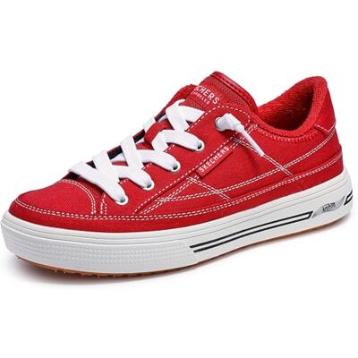 Skechers Arcata Arcade Arch Fit für Damen., Rot/Ausflug, einfarbig (Getaway Solids), 41 EU Skechers Arcata Arcade Arch Fit für Damen., Rot/Ausflug, einfarbig (Getaway Solids), 41 EU