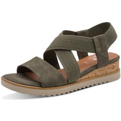 Jana Damen Wedge/Plat Sand Vegan OLIVE 40 Jana Damen Wedge/Plat Sand Vegan OLIVE 40