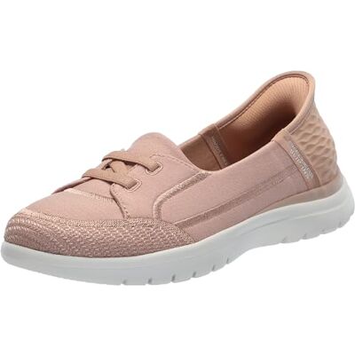 Skechers Damen Slip-ins: On-The-go Flex-Top Notch Bootsschuh, Caramel, 38.5 EU Skechers Damen Slip-ins: On-The-go Flex-Top Notch Bootsschuh, Caramel, 38.5 EU