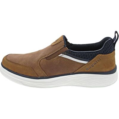 Bugatti Bequeme Schnürschuh Memory Foam Elegante Casual Easy Fit Sneaker aus Austauschbaren Einlegesohlen, Cognac, 40 EU Bugatti Bequeme Schnürschuh Memory Foam Elegante Casual Easy Fit Sneaker aus Austauschbaren Einlegesohlen, Cognac, 40 EU