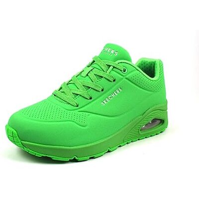 Skechers Damen Uno Stand On Air Sneakers, Grünes Durabuck Mesh, 38 EU Skechers Damen Uno Stand On Air Sneakers, Grünes Durabuck Mesh, 38 EU