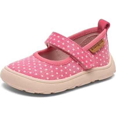 Bisgaard Unisex Kinder Barefoot Ballet Slipper, Rose Dots, 24 EU Bisgaard Unisex Kinder Barefoot Ballet Slipper, Rose Dots, 24 EU