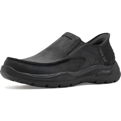 Skechers USA Men's Arch Fit Motley-Milo Mokassin, Schwarz/Schwarz, 42 EU Skechers USA Men's Arch Fit Motley-Milo Mokassin, Schwarz/Schwarz, 42 EU