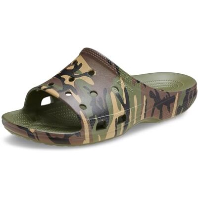 Crocs Herren Saturday Camouflage Slide M Schiebe-Sandalen, Khakigrün, Mehrfarbig, 42 EU Crocs Herren Saturday Camouflage Slide M Schiebe-Sandalen, Khakigrün, Mehrfarbig, 42 EU
