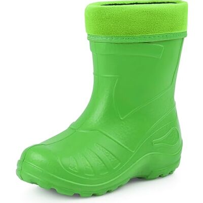 Ladeheid Gummistiefel Kinder federleichte und wasserdichte Eva Thermo Regenstiefel Gummistiefel gefüttert KL050 (Grün, 23 EU) Ladeheid Gummistiefel Kinder federleichte und wasserdichte Eva Thermo Regenstiefel Gummistiefel gefüttert KL050 (Grün, 23 EU)