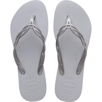 Havaianas Flash Sweet Damen FlipFlop Steel Grey 39 EU Havaianas Flash Sweet Damen FlipFlop Steel Grey 39 EU