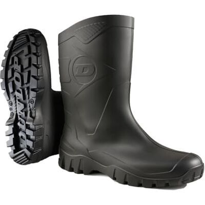 Dunlop Dee Calf Gummistiefel – Halbhohe Regenstiefel für Damen & Herren – Wasserdicht, Leicht, Komfortabel – Schwarz – Größe 45 Dunlop Dee Calf Gummistiefel – Halbhohe Regenstiefel für Damen & Herren – Wasserdicht, Leicht, Komfortabel – Schwarz – Größe 45