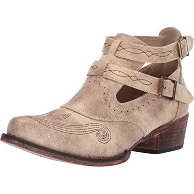 ROPER Damen Willa Snip Toe Cowboy Booties Mode-Stiefel, Hellbraun, 43 EU ROPER Damen Willa Snip Toe Cowboy Booties Mode-Stiefel, Hellbraun, 43 EU