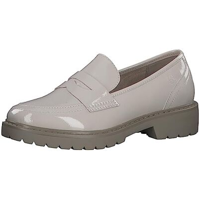 s.Oliver Damen Loafer ohne Absatz Spitz Elegant, Beige (Beige Patent), 41 EU s.Oliver Damen Loafer ohne Absatz Spitz Elegant, Beige (Beige Patent), 41 EU