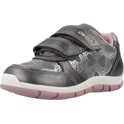 Geox Baby Mädchen B Heira Girl Sneaker, Grau, 22 EU Geox Baby Mädchen B Heira Girl Sneaker, Grau, 22 EU