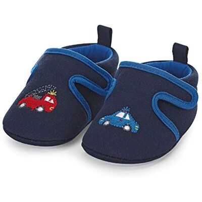 Sterntaler Baby Jungen Hausschuhe, Krabbelschuh, Blau (Marine), 19/20 EU (9-12 Monate Baby UK) Sterntaler Baby Jungen Hausschuhe, Krabbelschuh, Blau (Marine), 19/20 EU (9-12 Monate Baby UK)