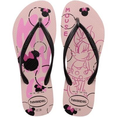 Havaianas Slim Disney Damen FlipFlop Peony Rose 35 EU Havaianas Slim Disney Damen FlipFlop Peony Rose 35 EU