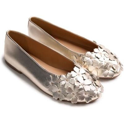 GIOSEPPO Townsend Flache Mary-Jane-Schuhe für Damen, Platin, Größe 39 GIOSEPPO Townsend Flache Mary-Jane-Schuhe für Damen, Platin, Größe 39