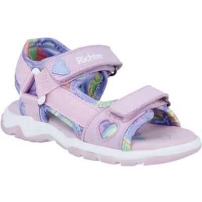 Richter Kinderschuhe Jungen Mädchen Leonie Sandale, Cameo/whirlmulti/Sky, 29 EU Richter Kinderschuhe Jungen Mädchen Leonie Sandale, Cameo/whirlmulti/Sky, 29 EU