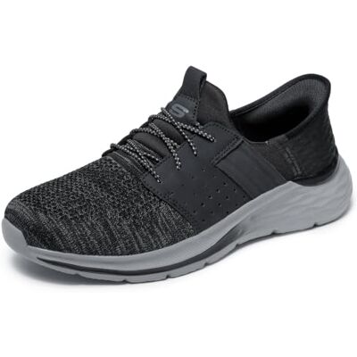 Skechers Garner Newick 210803 Herrenschuhe Lässig, Slip-Ins, luftgekühlter Memory-Schaum, Goga-Mattenbogen, vegan Skechers Garner Newick 210803 Herrenschuhe Lässig, Slip-Ins, luftgekühlter Memory-Schaum, Goga-Mattenbogen, vegan