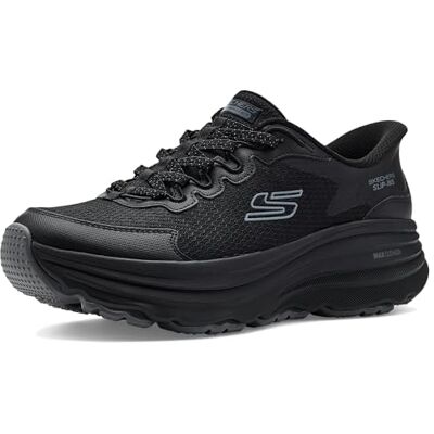 Skechers Damen Max Cushioning Zirrus Slip-InTurnschuhe, Black Textile/Synthetic/Trim, 39 EU Skechers Damen Max Cushioning Zirrus Slip-InTurnschuhe, Black Textile/Synthetic/Trim, 39 EU