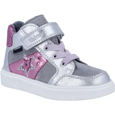 Richter Kinderschuhe Jungen Mädchen Flora Sneaker, Silver/Iron/Candy, 30 EU Richter Kinderschuhe Jungen Mädchen Flora Sneaker, Silver/Iron/Candy, 30 EU