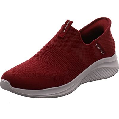 Skechers Herren Ultra Flex 3.0 Smooth Step Slip-Ins Loafer, US Men, Burgunderroter Strickbesatz, 45.5 EU Skechers Herren Ultra Flex 3.0 Smooth Step Slip-Ins Loafer, US Men, Burgunderroter Strickbesatz, 45.5 EU