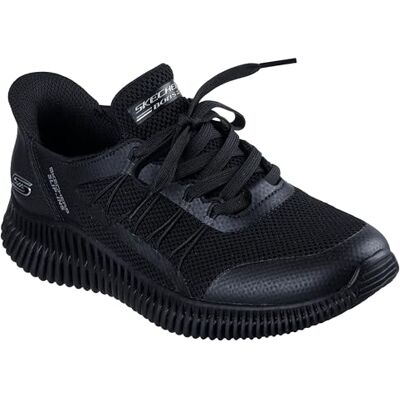Skechers Damen Bobs Geo Lite Divine Pace Slip-InTurnschuhe, Black Knit, 41 EU Skechers Damen Bobs Geo Lite Divine Pace Slip-InTurnschuhe, Black Knit, 41 EU
