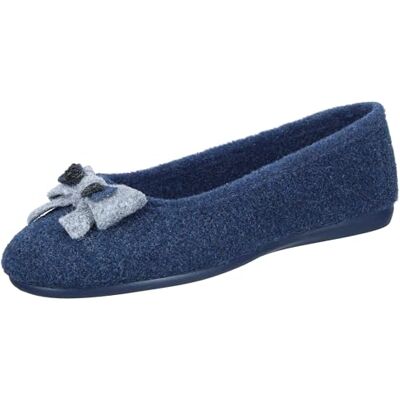 Manitu Home Damen 340083-05 Pantoletten, Blau 5, 38 EU, Blau 5, 38 EU Manitu Home Damen 340083-05 Pantoletten, Blau 5, 38 EU, Blau 5, 38 EU