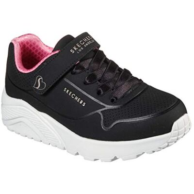 Skechers Boy's Girl's UNO Lite Sneaker, Black, 8 UK Child Skechers Boy's Girl's UNO Lite Sneaker, Black, 8 UK Child