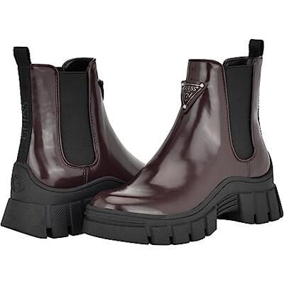 Guess Damen Hestia Stiefelette, Dunkelrot, 37.5 EU Guess Damen Hestia Stiefelette, Dunkelrot, 37.5 EU