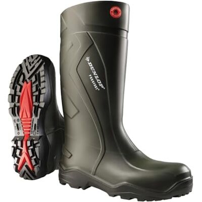 Dunlop Protective Footwear, D760933, Purofort+ Full Safety, Dunkelgrün/Rot, Größe 37 EU Dunlop Protective Footwear, D760933, Purofort+ Full Safety, Dunkelgrün/Rot, Größe 37 EU