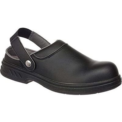 Portwest Steelite Sicherheitsclog SB AE WRU, Größe: 49, Farbe: Schwarz, FW82BKR49 Portwest Steelite Sicherheitsclog SB AE WRU, Größe: 49, Farbe: Schwarz, FW82BKR49