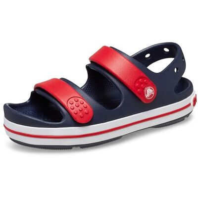 Crocs Unisex Kinder Crocband Cruiser Sandal K Sandalen, Navy/Varsity Red, 30/31 EU Crocs Unisex Kinder Crocband Cruiser Sandal K Sandalen, Navy/Varsity Red, 30/31 EU