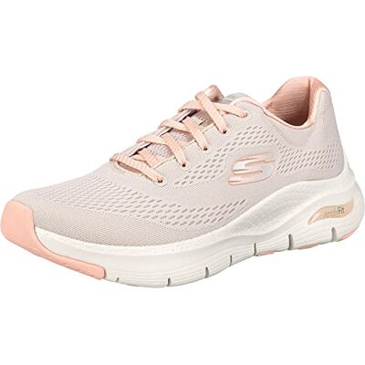Skechers Damen Arch Fit Big Appeal sneakers, Natural Knit Mesh Coral Trim, 41 EU Skechers Damen Arch Fit Big Appeal sneakers, Natural Knit Mesh Coral Trim, 41 EU