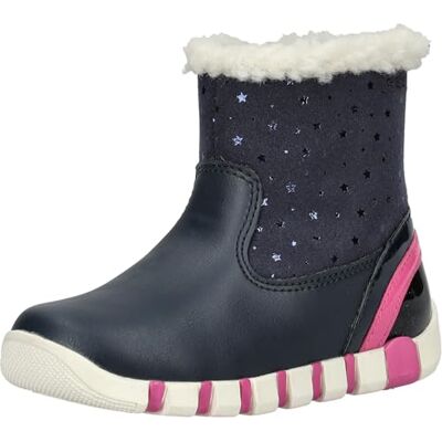 Geox Jungen Mädchen B IUPIDOO Girl First Walker Shoe, Navy/Fuchsia, 25 EU Geox Jungen Mädchen B IUPIDOO Girl First Walker Shoe, Navy/Fuchsia, 25 EU