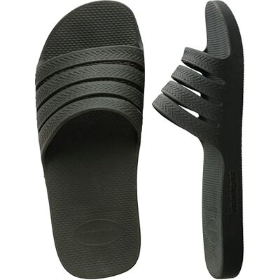 Havaianas Slide Stradi (Mini Me), Schiebe-Sandalen, Olive Green, Havaianas Slide Stradi (Mini Me), Schiebe-Sandalen, Olive Green,