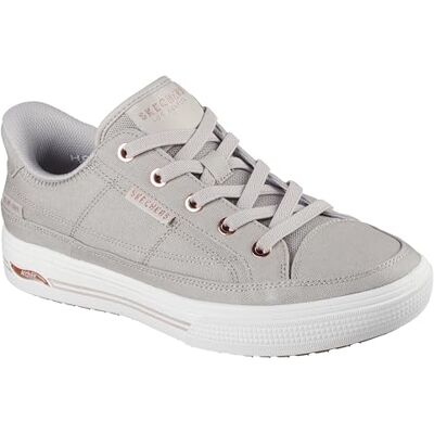Skechers Damen Arch Fit Arcade Meet Ya There Sneaker, Taupe, 35.5 EU Skechers Damen Arch Fit Arcade Meet Ya There Sneaker, Taupe, 35.5 EU