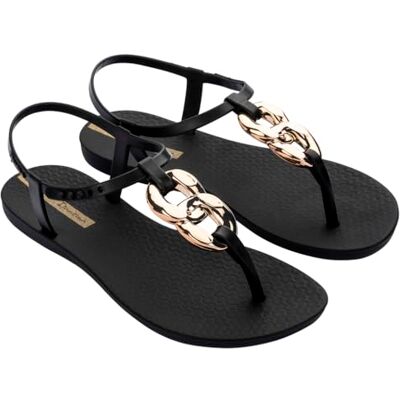 Ipanema CLASS CONNECT II FEM SANDAL BC837 BLACK BLACK GOLD 41.5 Ipanema CLASS CONNECT II FEM SANDAL BC837 BLACK BLACK GOLD 41.5