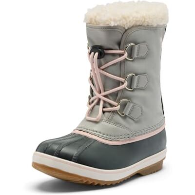 Sorel Youth Unisex Yoot PAC Nylon WP Stiefel, Dove, Gum 2 Sorel Youth Unisex Yoot PAC Nylon WP Stiefel, Dove, Gum 2