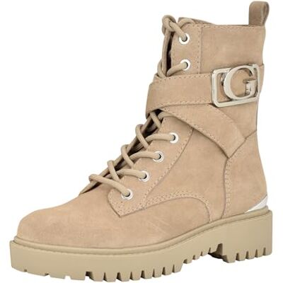Guess Damen Orana Springerstiefel, Taupe Suede 240, 37 EU Guess Damen Orana Springerstiefel, Taupe Suede 240, 37 EU