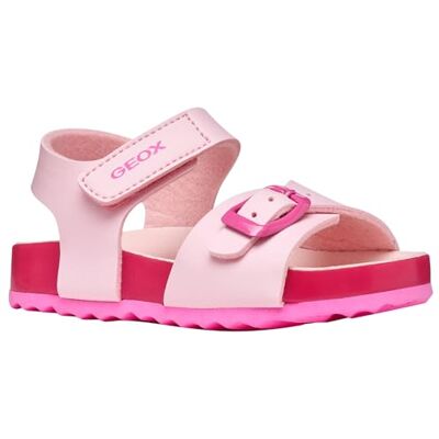 Geox Baby-Mädchen B CHALKI Girl Sandal, LT PINK/Fuchsia, 22 EU Geox Baby-Mädchen B CHALKI Girl Sandal, LT PINK/Fuchsia, 22 EU