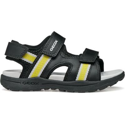 Geox JUNIOR BOY J VANIETT BOY B SANDALS BLACK/YELLOW 28_EU Geox JUNIOR BOY J VANIETT BOY B SANDALS BLACK/YELLOW 28_EU