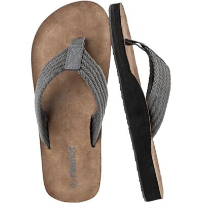 riemot Herren Chanclas para Hombre Flipflop, grau, 44 EU riemot Herren Chanclas para Hombre Flipflop, grau, 44 EU