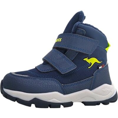 KangaROOS Unisex Kinder K-fr Borealis V Rtx Schneestiefel, Dk Navy Lime, 28 EU KangaROOS Unisex Kinder K-fr Borealis V Rtx Schneestiefel, Dk Navy Lime, 28 EU