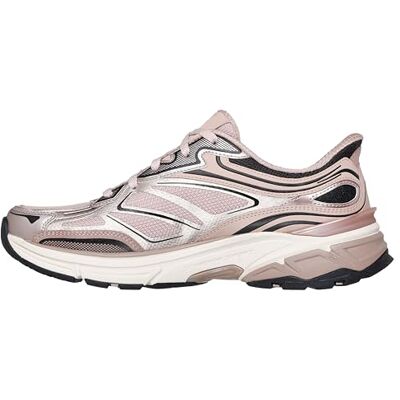 Skechers Damen Stamina Sport Slip-InTurnschuhe, Rose Gold Duraleather/Rose Mesh/Trim, 38.5 EU Skechers Damen Stamina Sport Slip-InTurnschuhe, Rose Gold Duraleather/Rose Mesh/Trim, 38.5 EU