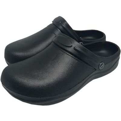 REIS Unisex Clogs & Pantoletten, Schwarz, 45 EU REIS Unisex Clogs & Pantoletten, Schwarz, 45 EU